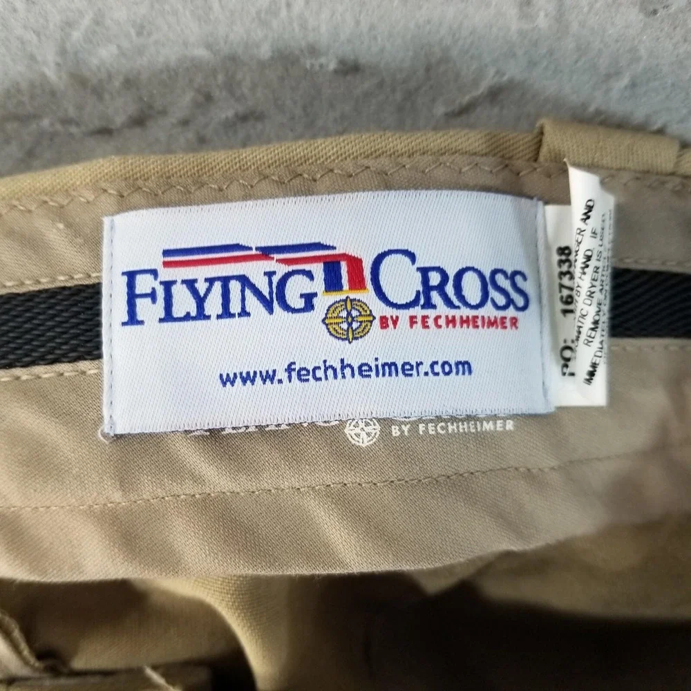 US Navy Flying Cross khaki chino pants men's 38x34 beige uniform military cargo
